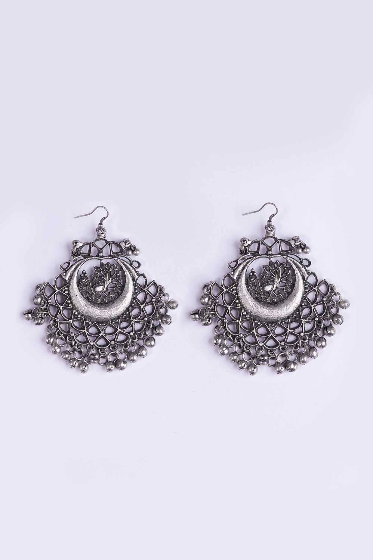 Indian Earrings, Long Hanging Jhumka Earrings, Indian Jewelry, Indian –  HandTstudio
